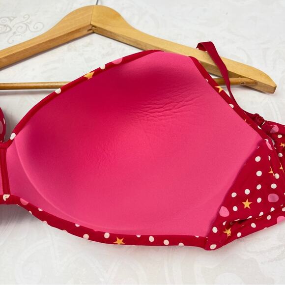 Victoria's Secret Body By Victoria IPEX Stars and Dots Bra Size 38DD - Picture 7 of 10